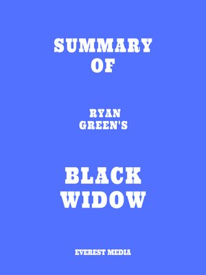 cover image of Summary of Ryan Green's Black Widow